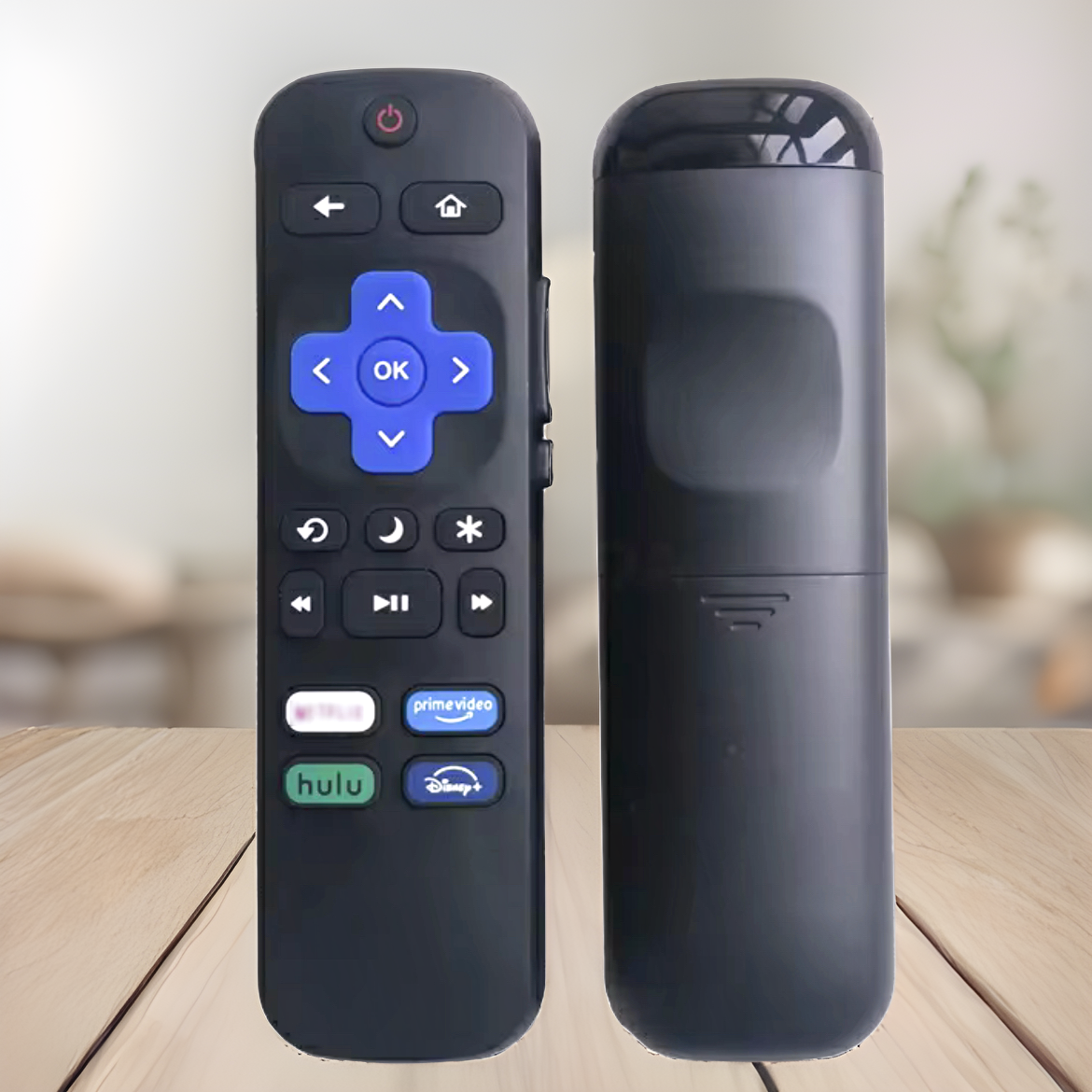 Replacement Roku, Universal Streaming Remote Control – Compatible with Roku, Smart TVs, and Popular Streaming Services