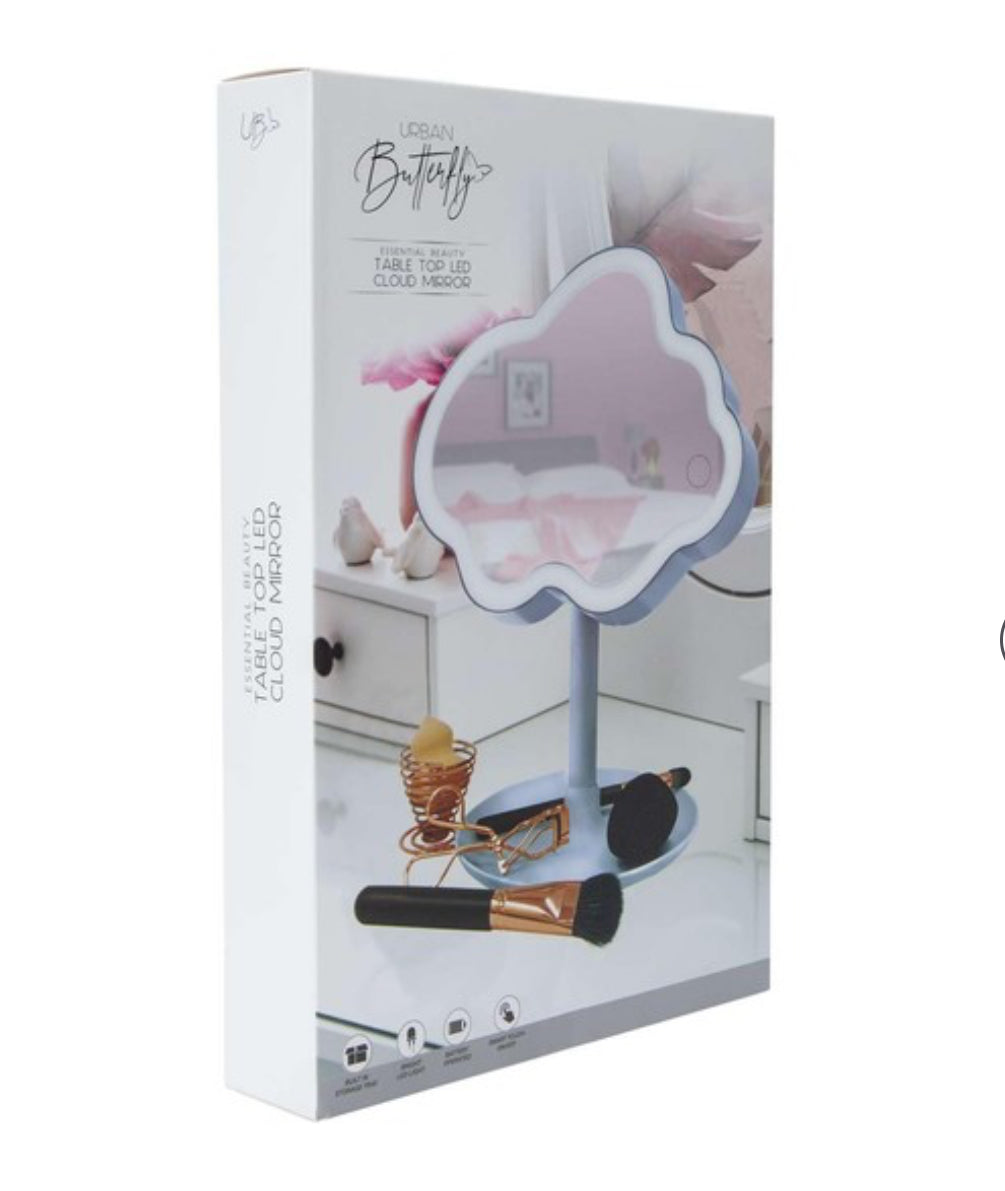 Urban Butterfly Vanity Cloud Mirror (Purple)